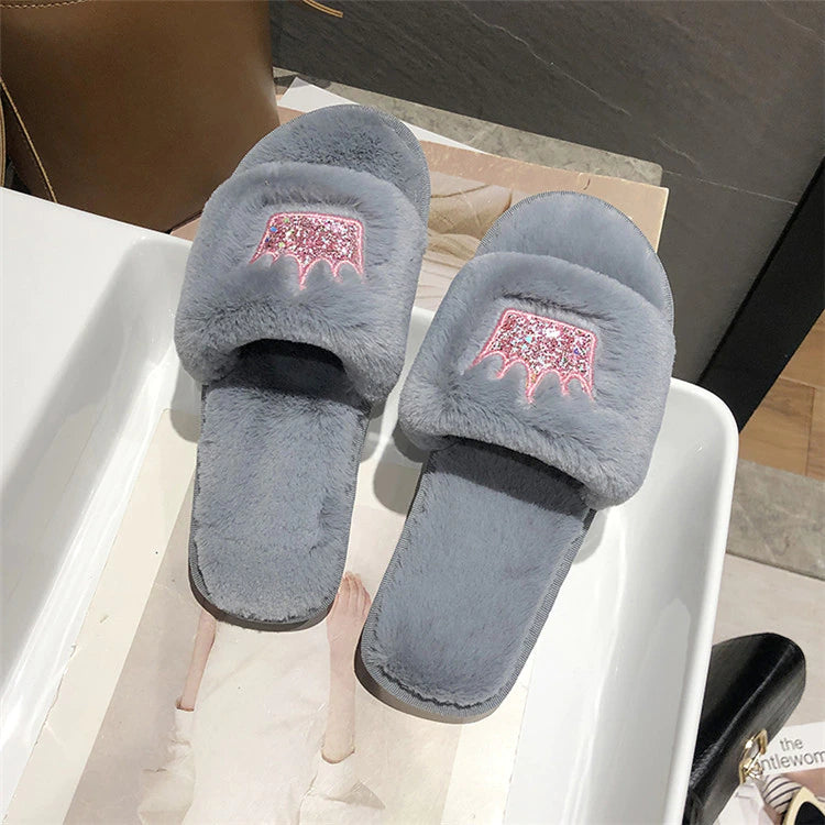 Women's Warm Winter Slippers Womens Fur Slippers