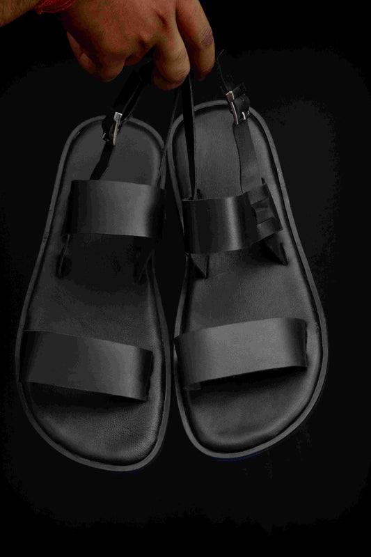 AM PM Men's Daily wear Leather Sandals